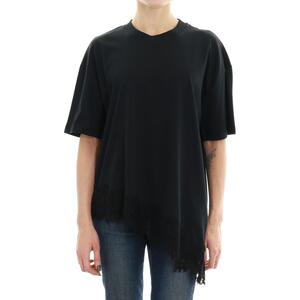 T-SHIRT PIZZO NERO